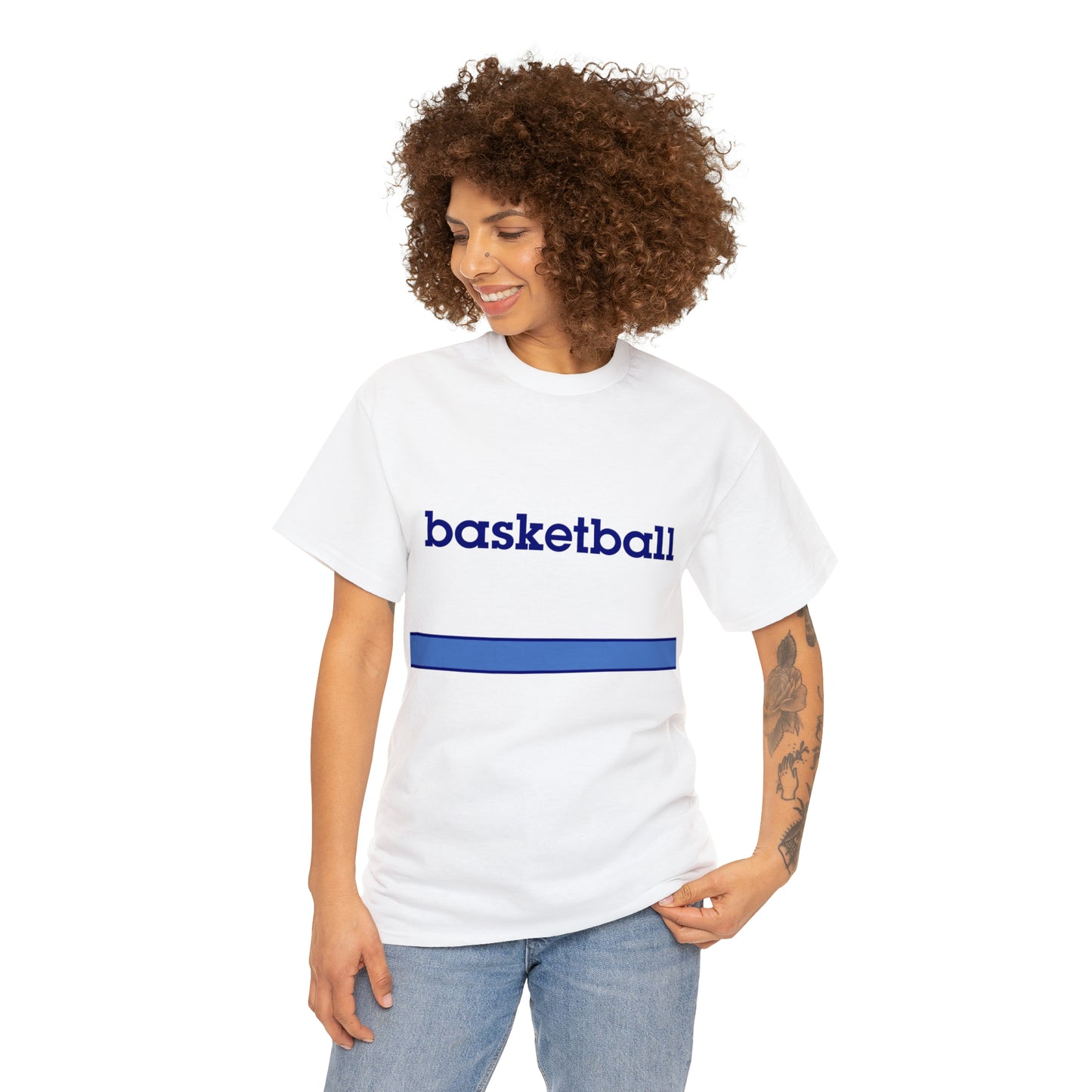 "Generic Basketball" Unisex Heavy Cotton Tee