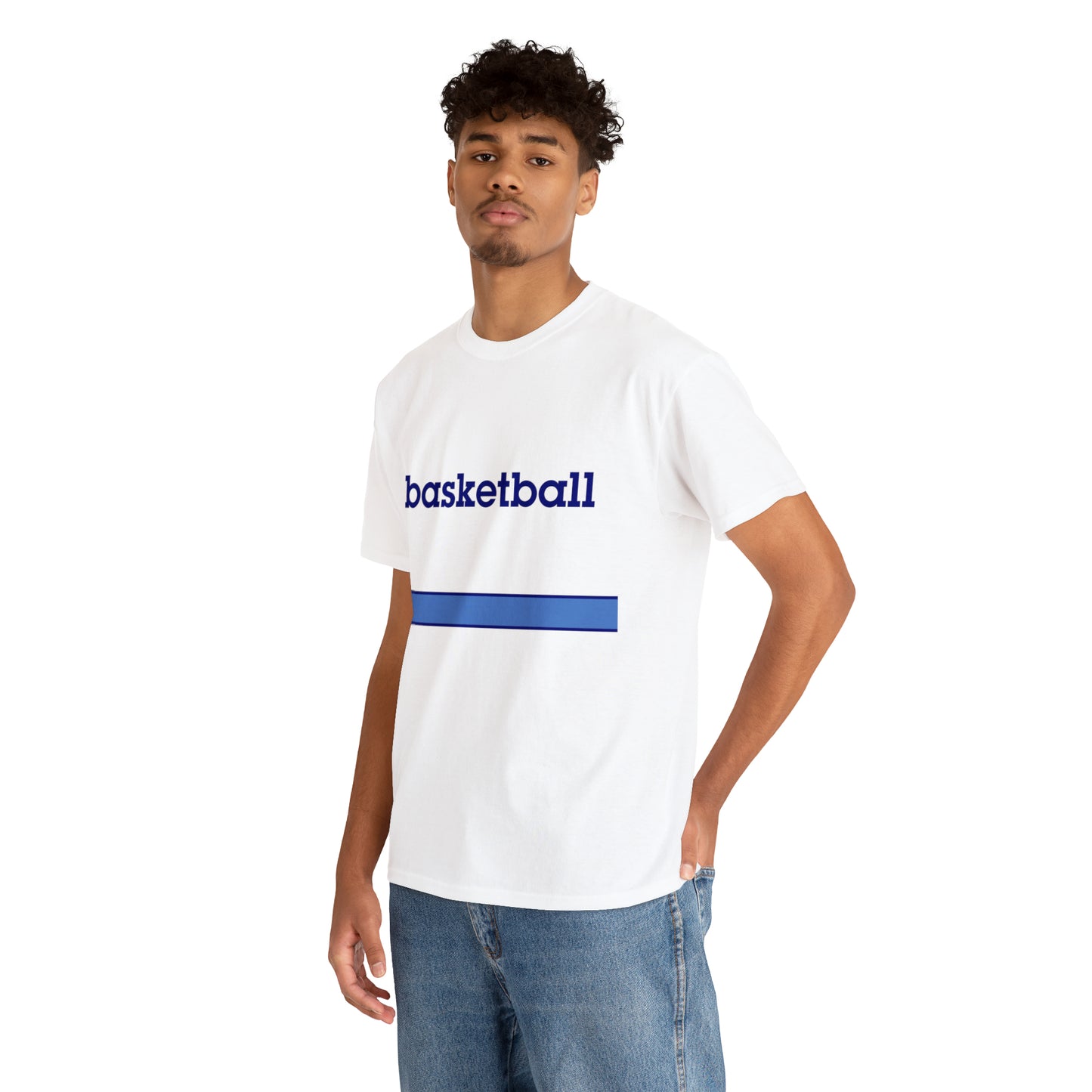 "Generic Basketball" Unisex Heavy Cotton Tee