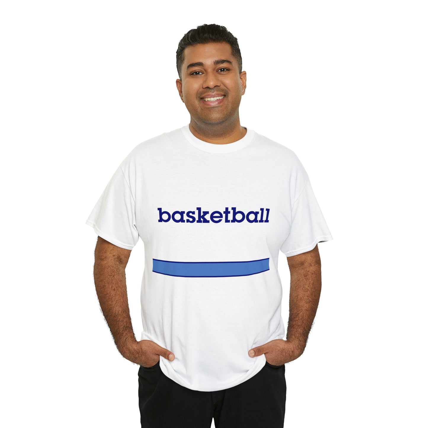 "Generic Basketball" Unisex Heavy Cotton Tee