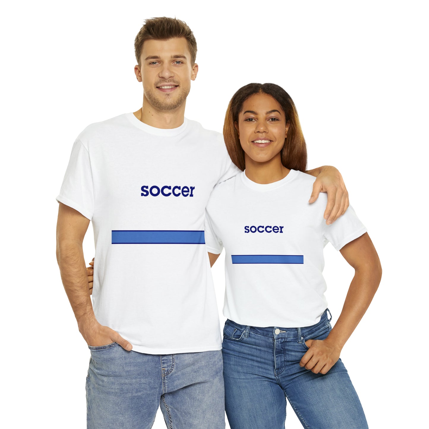 "Generic Soccer" Unisex Heavy Cotton Tee