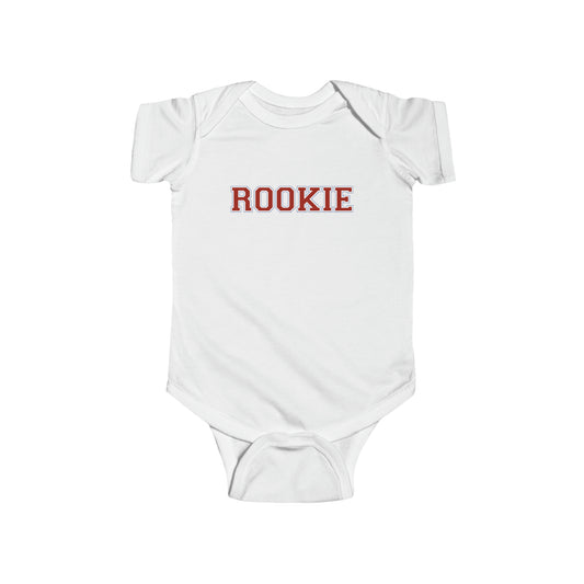 "Rookie" Infant Fine Jersey Bodysuit