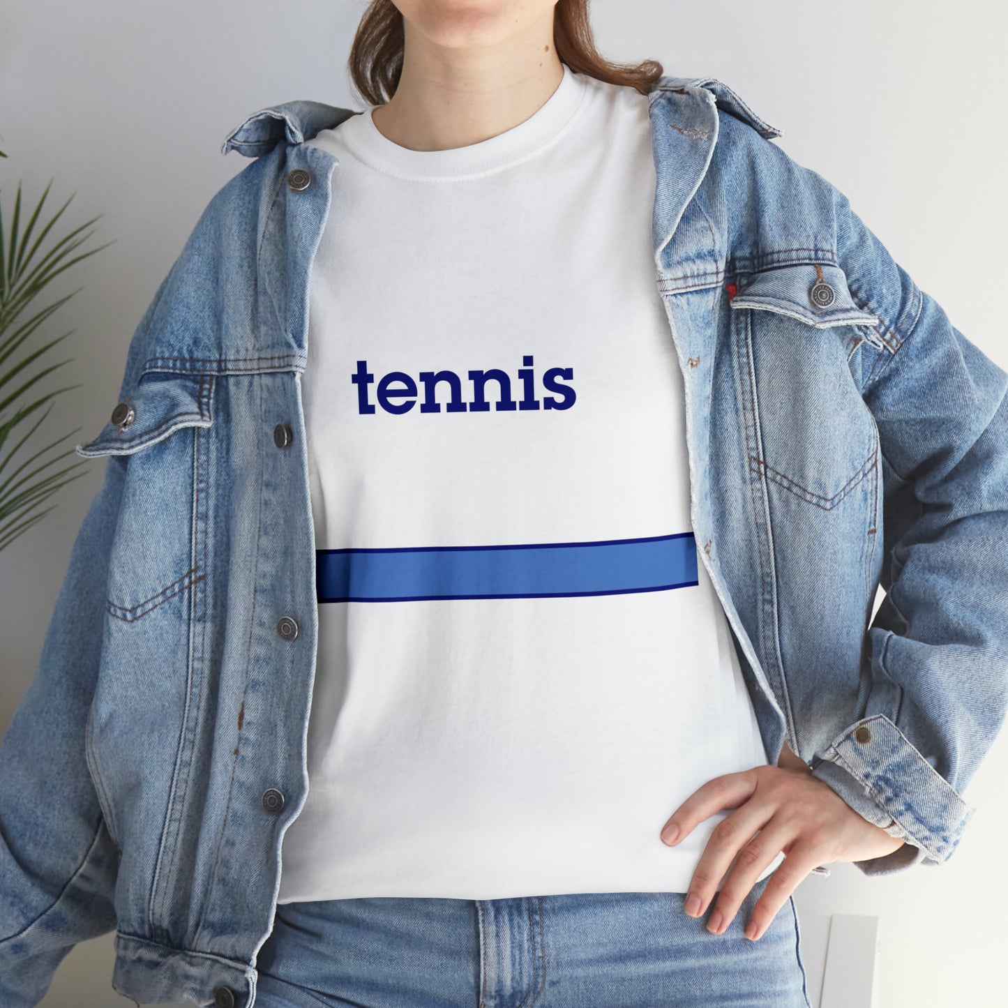 "Generic Tennis" Unisex Heavy Cotton Tee