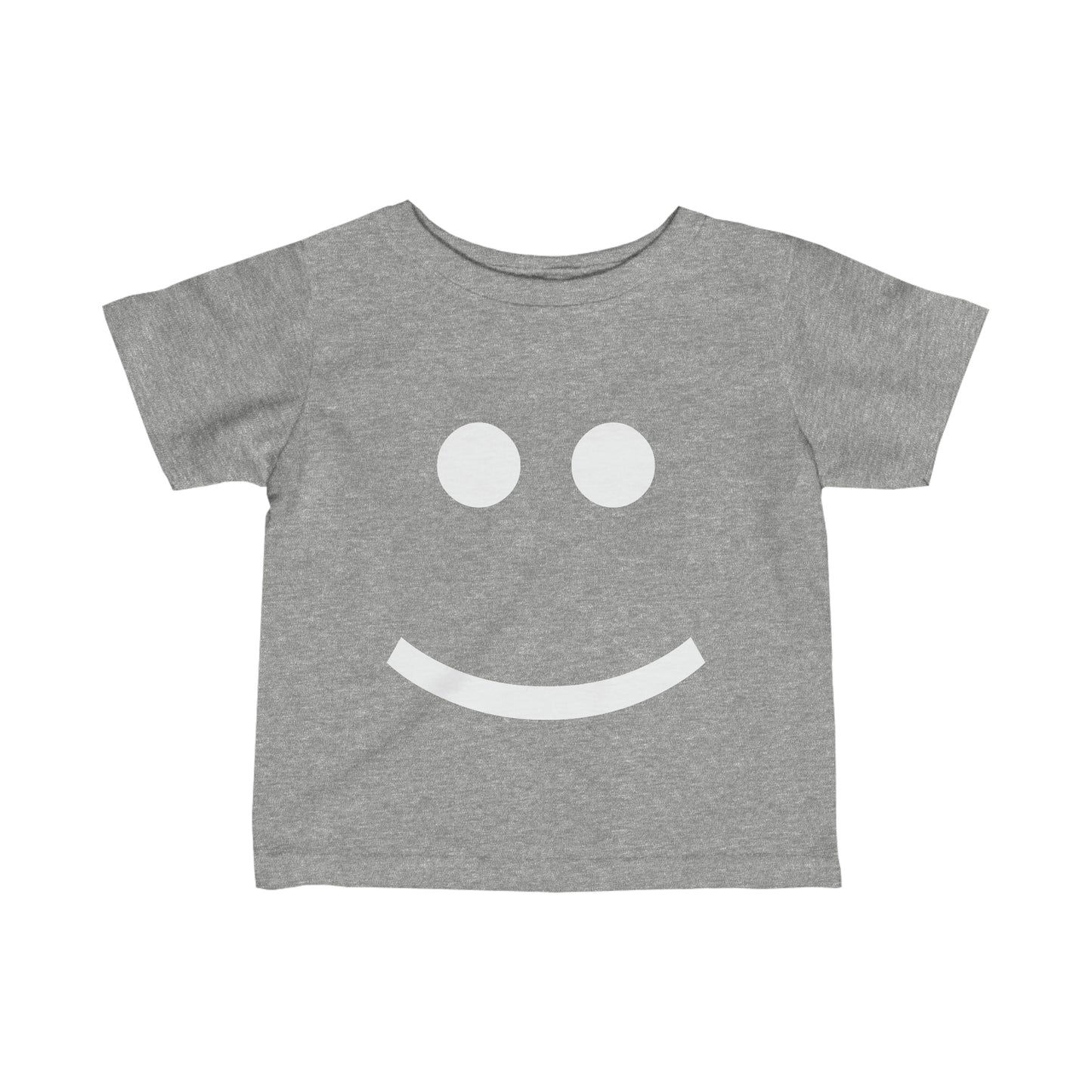 "Happy Toddler" Fine Jersey Tee (White Graphic)