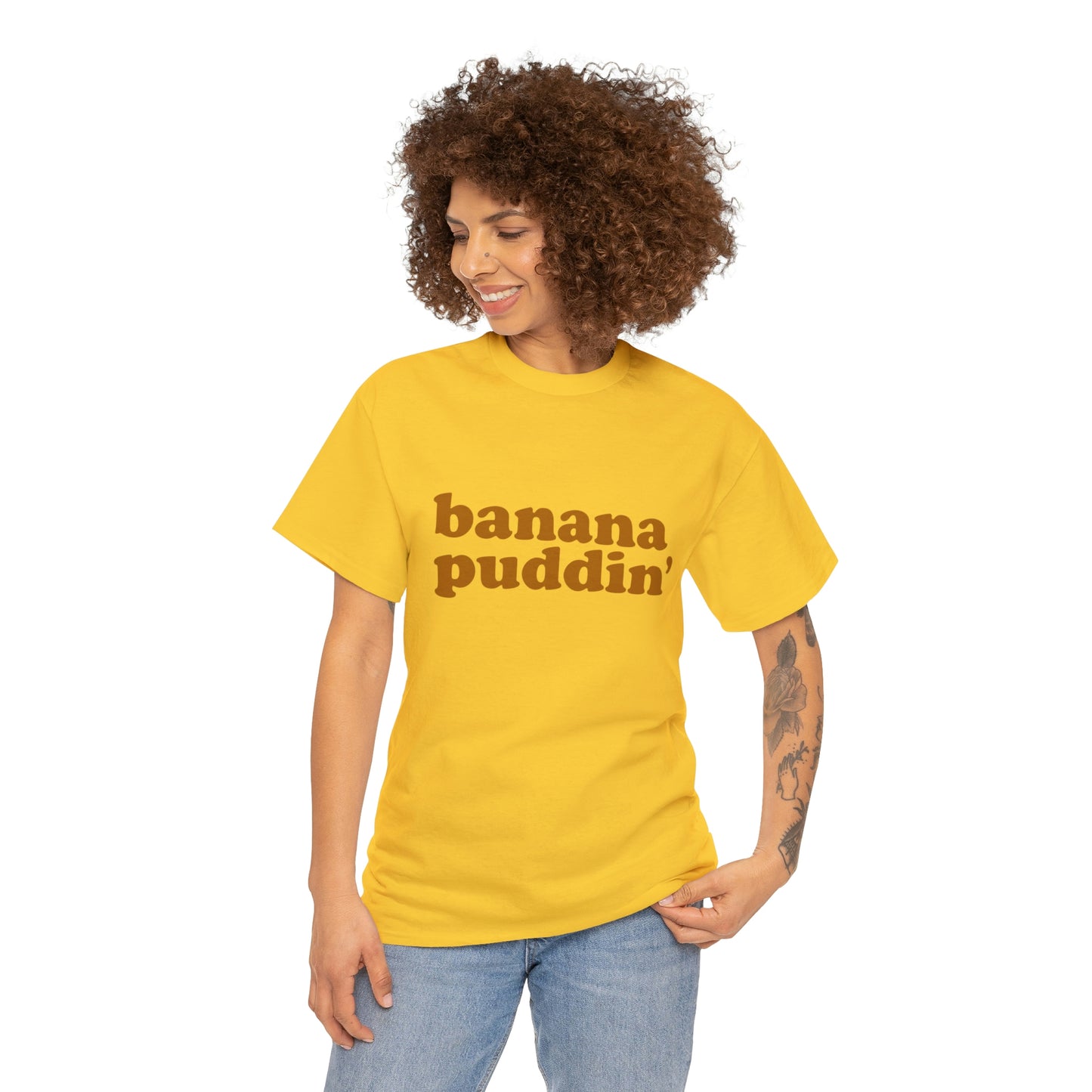 "Banana Puddin'" Unisex Heavy Cotton Tee