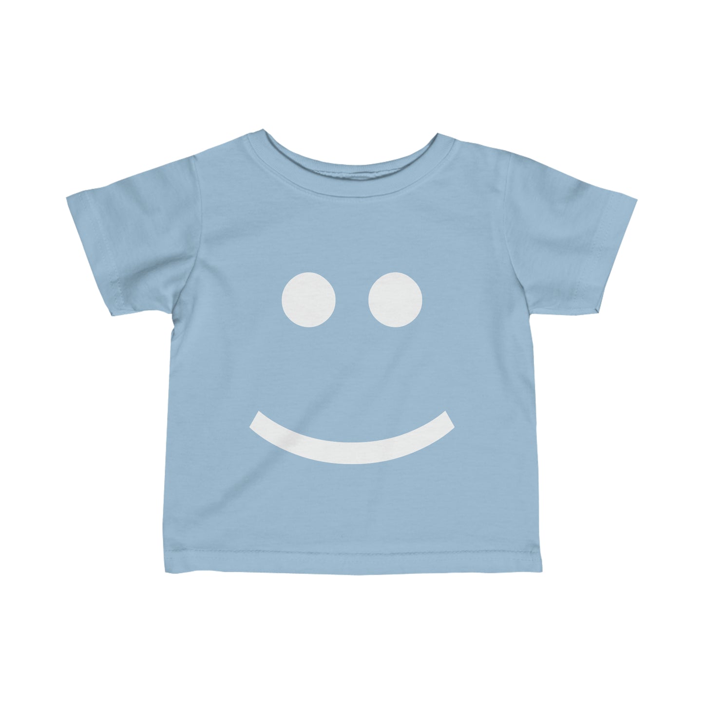 "Happy Toddler" Fine Jersey Tee (White Graphic)