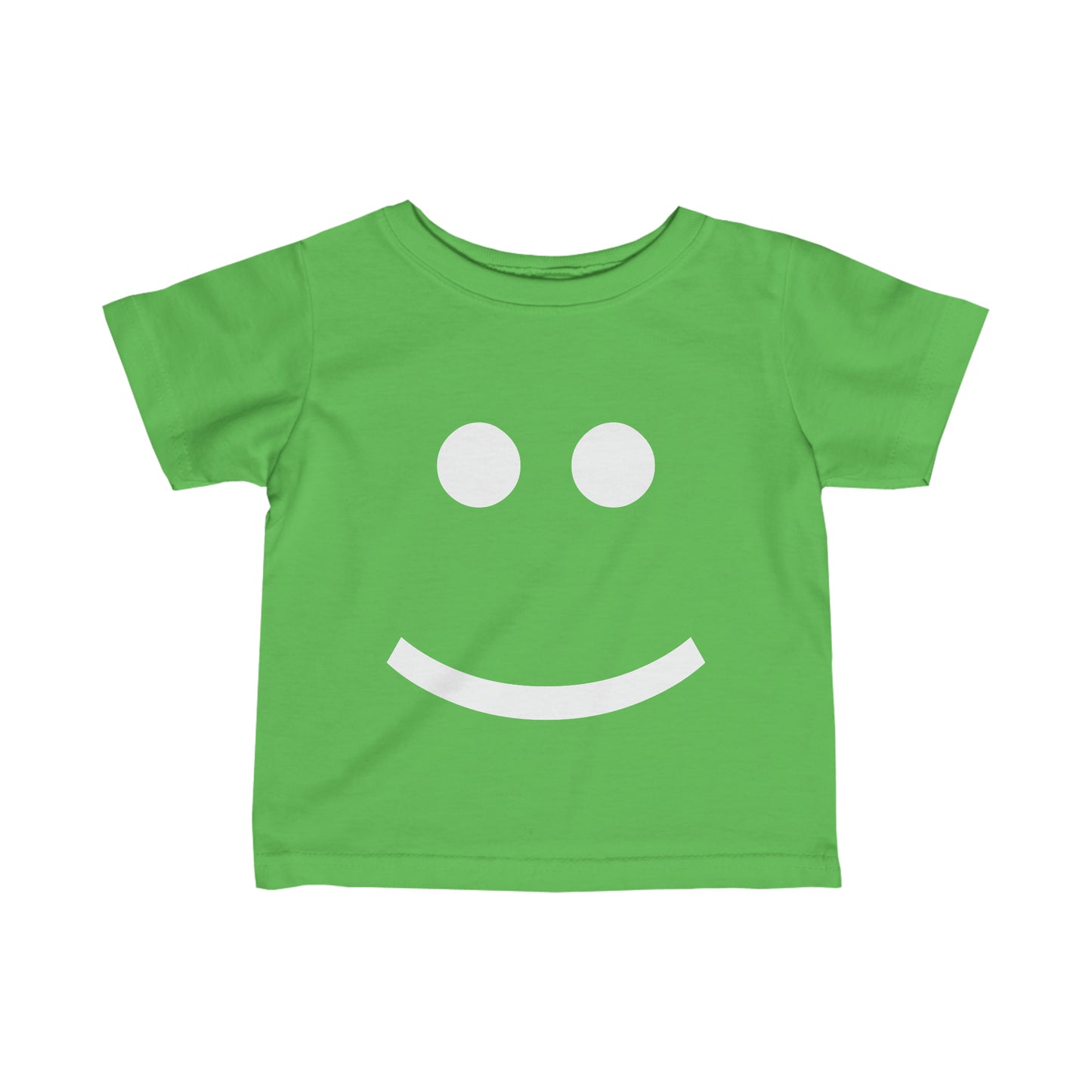 "Happy Toddler" Fine Jersey Tee (White Graphic)